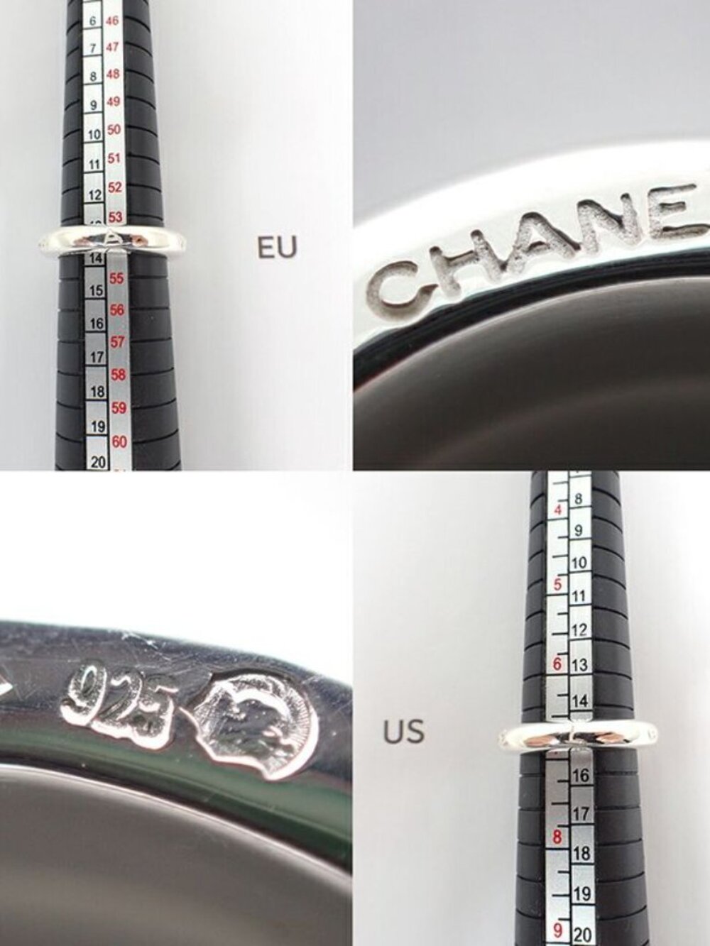 Chanel 925 Logo Ring - Picture 9 of 10